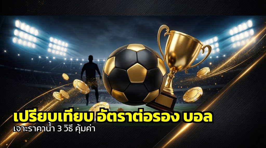 เปรียบเทียบ อัตราต่อรอง บอล