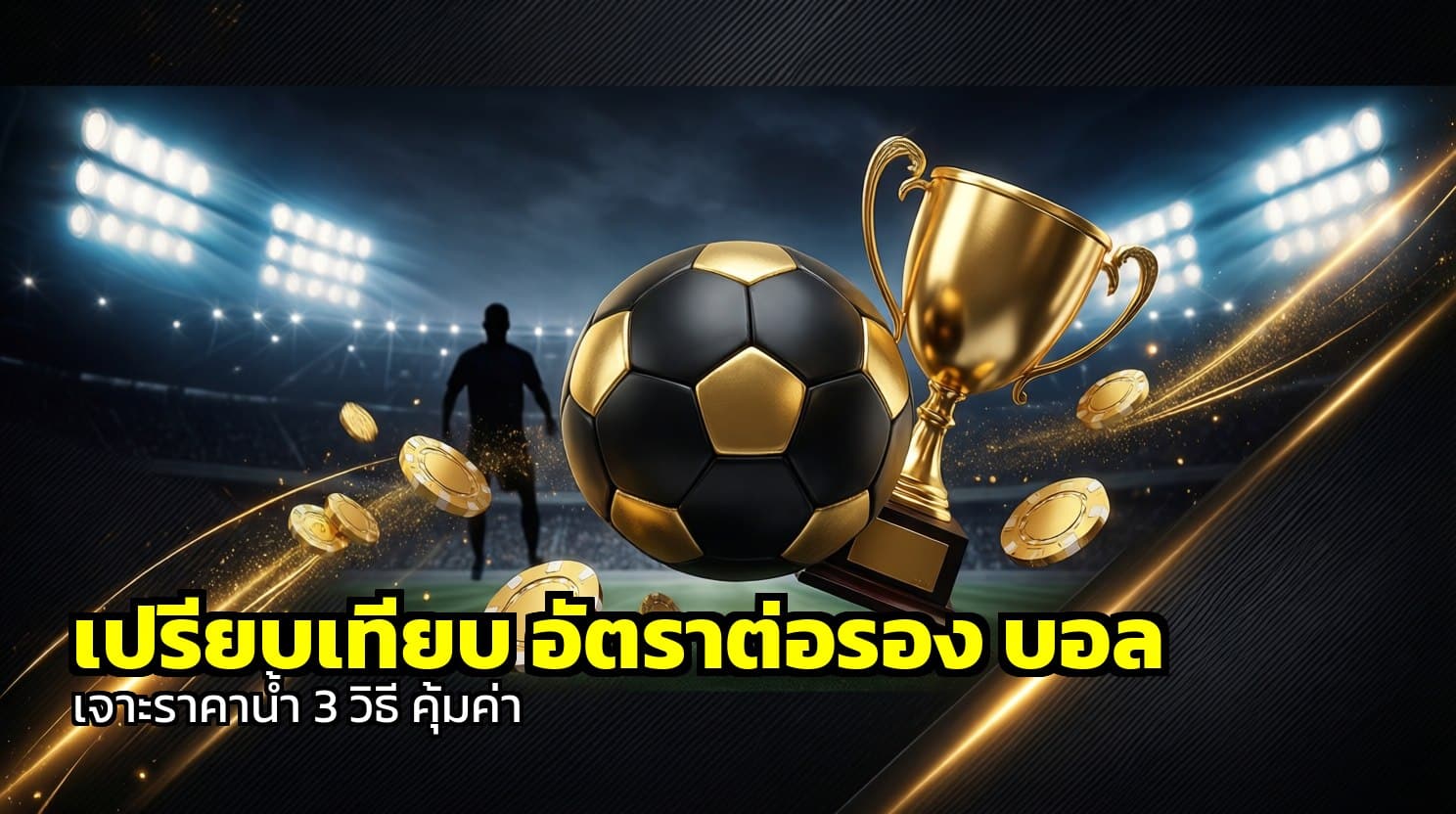เปรียบเทียบ อัตราต่อรอง บอล
